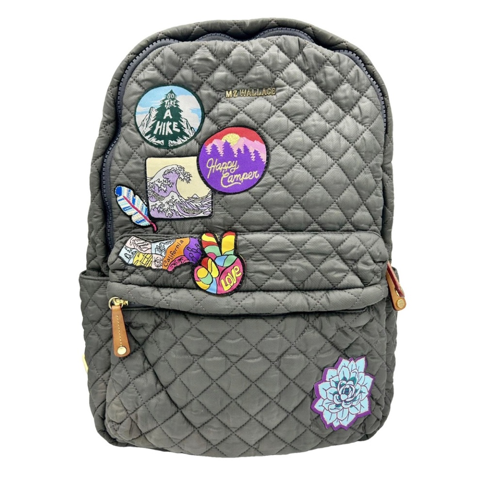 SOLD MZ Wallace Metro Backpack Deluxe Size Magnet Grey 15" Laptop Hippie 90s